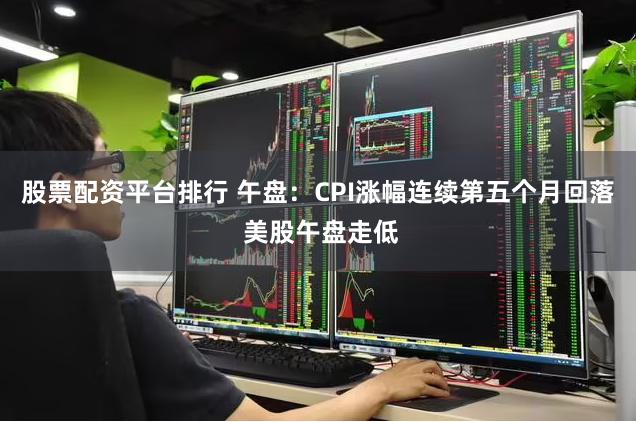 股票配资平台排行 午盘：CPI涨幅连续第五个月回落 美股午盘走低